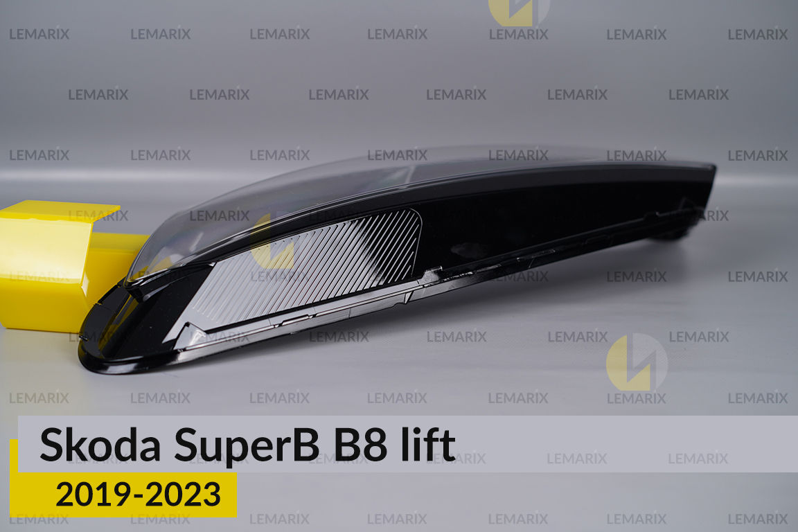 Скло фари Skoda SuperB B8 China (2019-2023) рест ліве