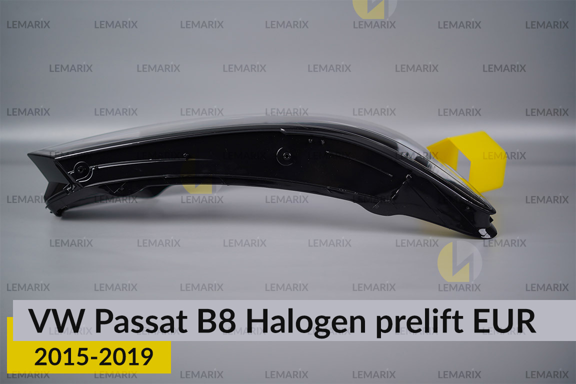 Скло фари VW Volkswagen Passat B8 Halogen EUR (2015-2019) дорест праве