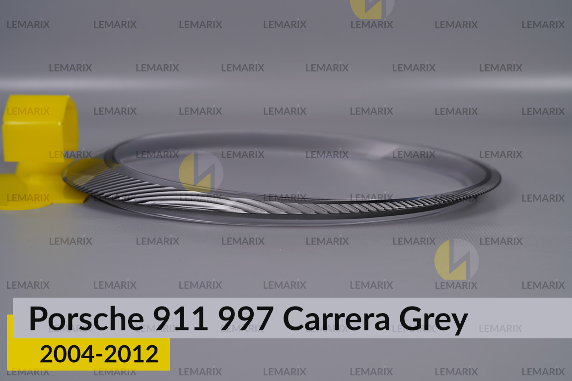 Скло фари Porsche 911 997 Carrera Grey (2004-2012) праве