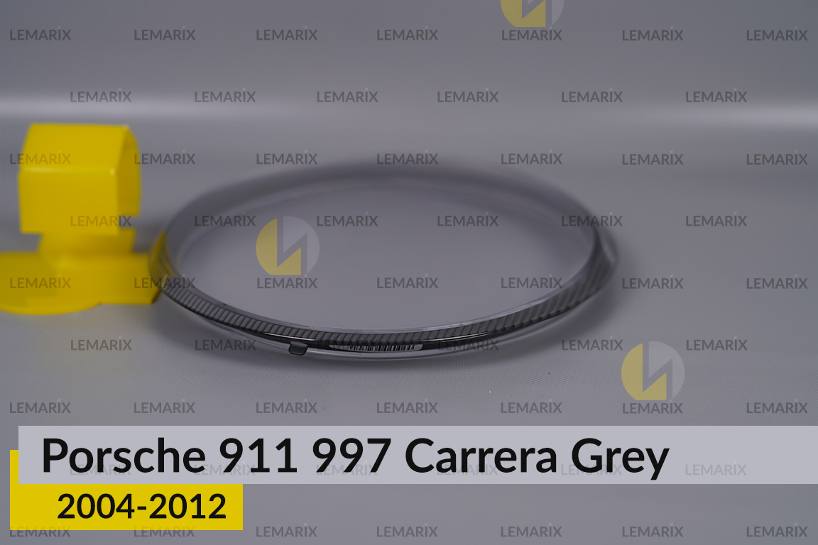 Скло фари Porsche 911 997 Carrera Grey (2004-2012) праве