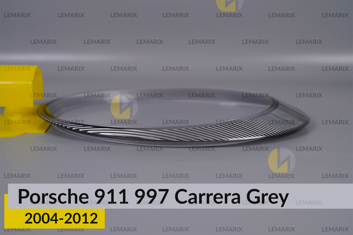 Скло фари Porsche 911 997 Carrera Grey (2004-2012) праве