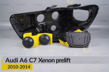 Сервісний комплект корпуса фар Audi A6 C7 Xenon (2010-2014) дорест лівий
