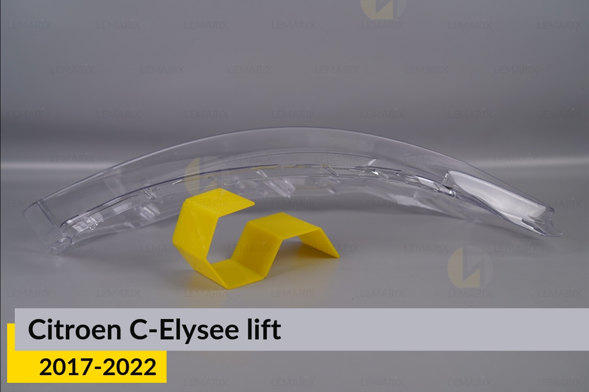 Скло фари Citroen C-Elysee (2017-2022) рест праве