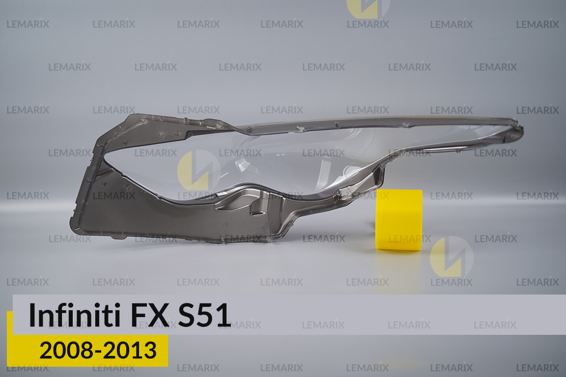 Скло фари Infiniti FX S51 (2008-2013) праве