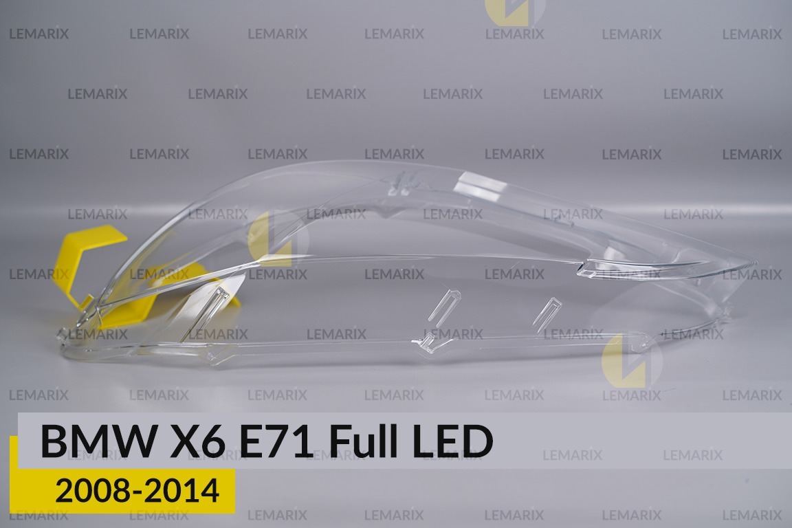 Скло фари BMW X6 E71 Full LED (2008-2014) ліве