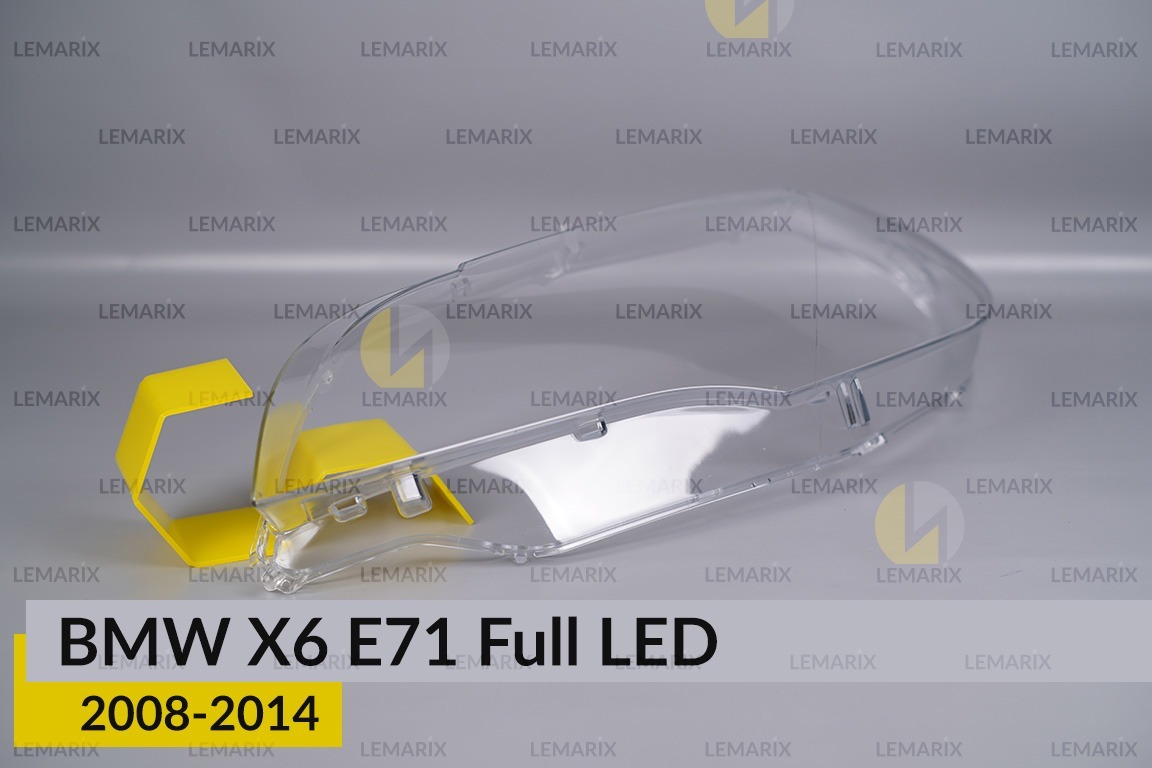 Скло фари BMW X6 E71 Full LED (2008-2014) ліве
