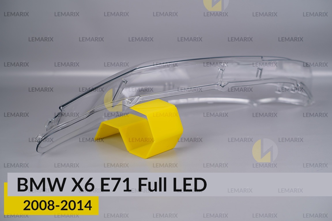 Скло фари BMW X6 E71 Full LED (2008-2014) ліве