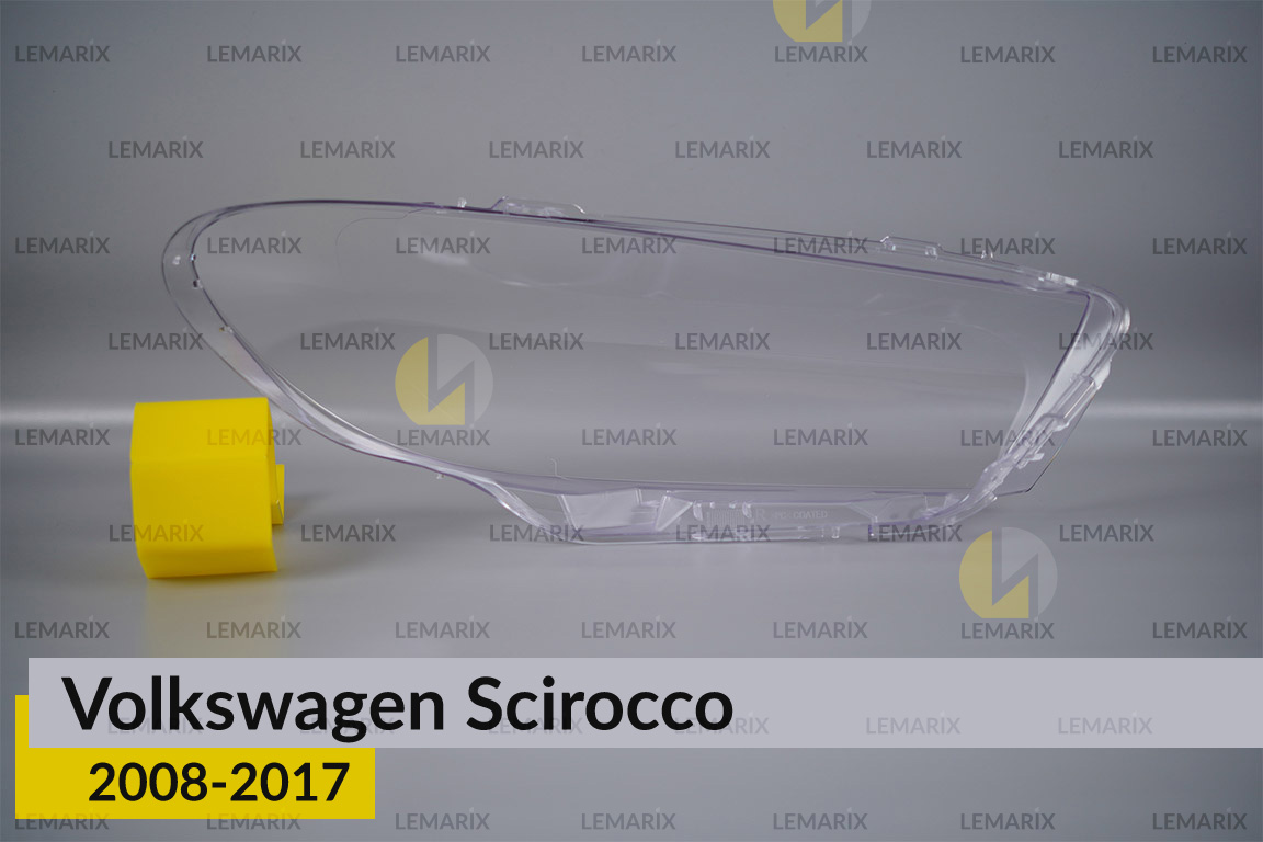 Скло фари VW Volkswagen Scirocco (2008-2017) ліве