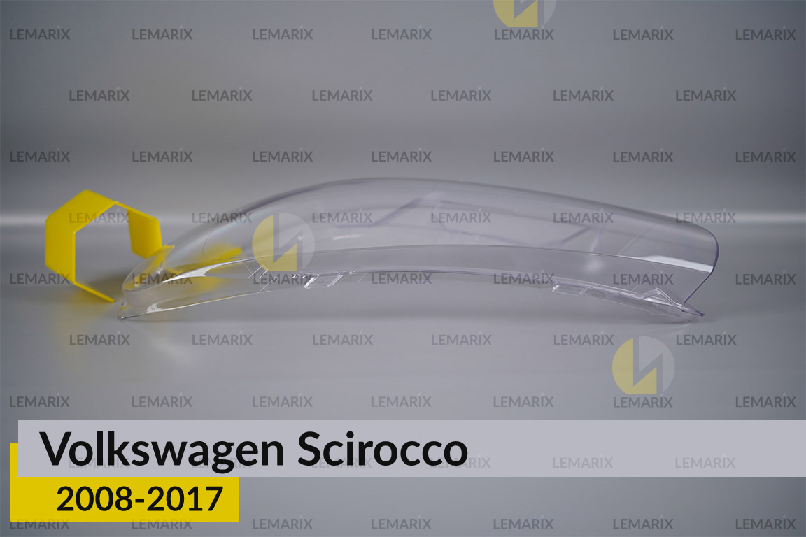 Скло фари VW Volkswagen Scirocco (2008-2017) ліве