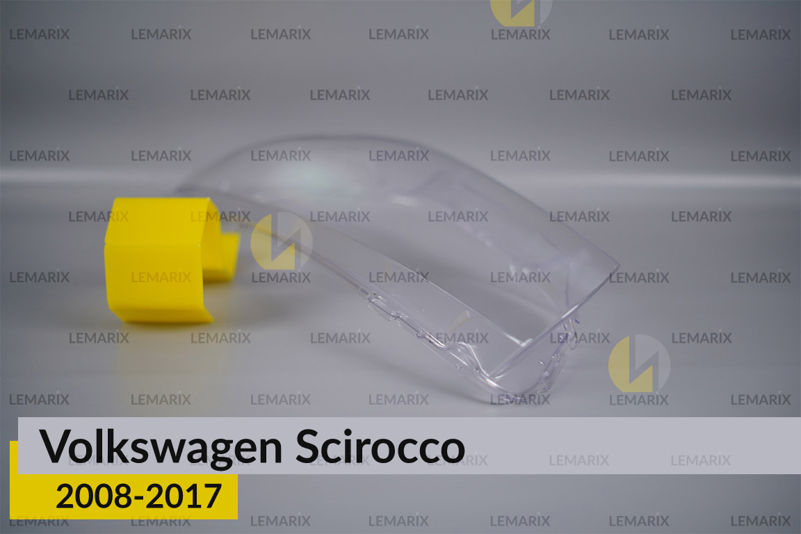 Скло фари VW Volkswagen Scirocco (2008-2017) ліве