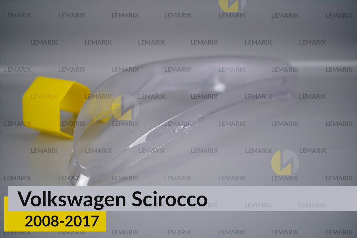 Скло фари VW Volkswagen Scirocco (2008-2017) ліве