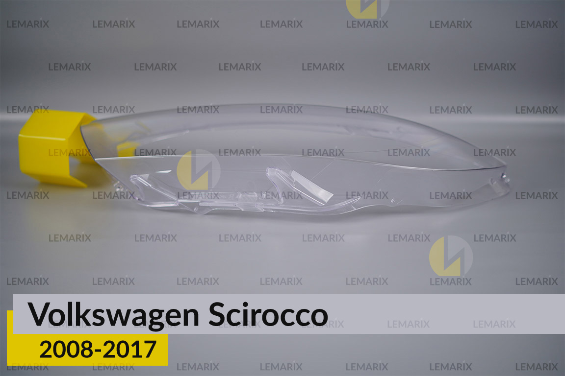 Скло фари VW Volkswagen Scirocco (2008-2017) ліве