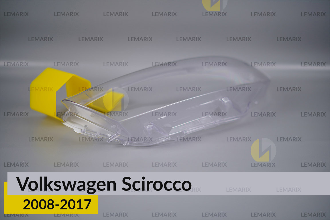 Скло фари VW Volkswagen Scirocco (2008-2017) ліве