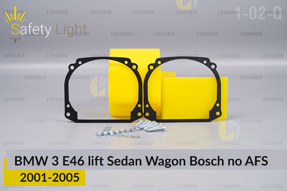Перехідна рамка для BMW 3 E46 Sedan Wagon Bosch no AFS (2001-2005) рест