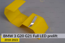 Хромований декор боковий внутрішній BMW 3 G20 G21 Full LED (2018-2022) дорест правий