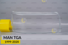 Стекло фары MAN TGA (1999-2020) правое