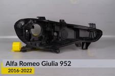 Корпус фари Alfa Romeo Giulia 952 (2016-2023) дорест правий