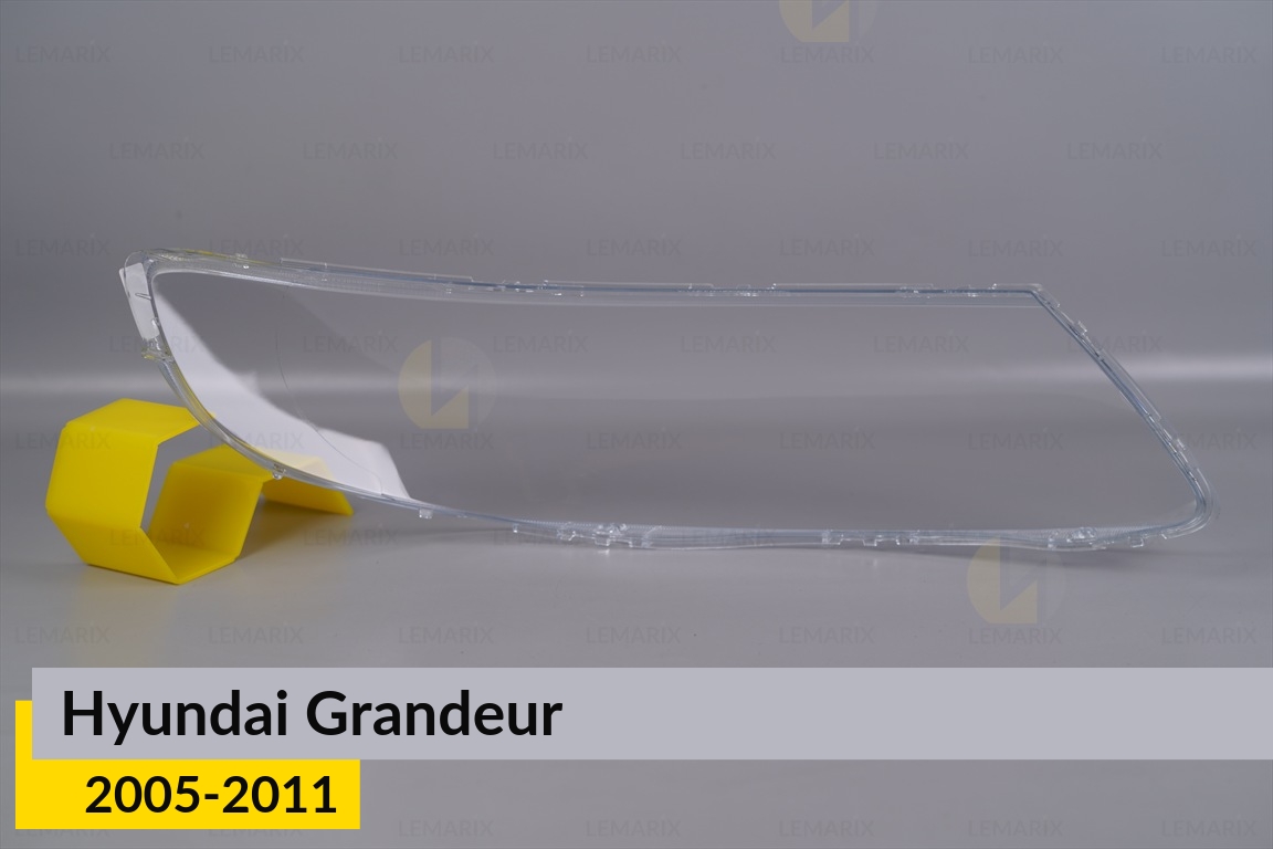 Скло фари Hyundai Grandeur (2005-2011) ліве