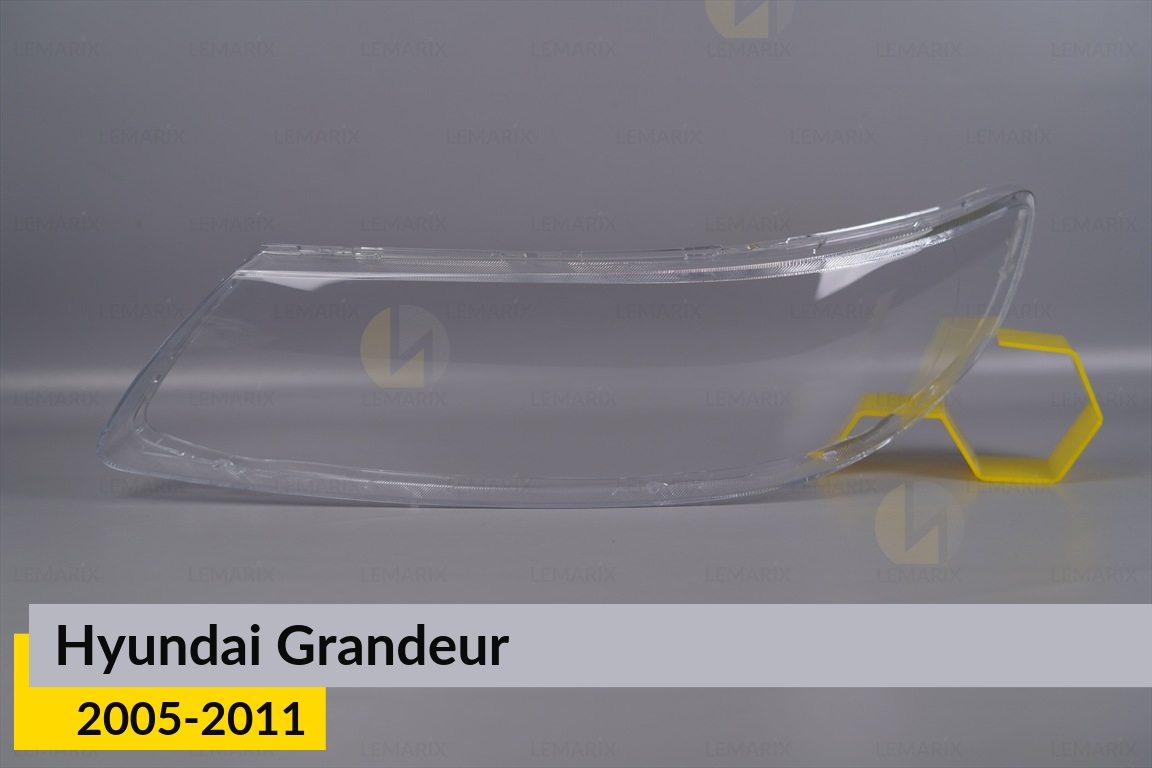 Скло фари Hyundai Grandeur (2005-2011) ліве