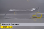 Скло фари Hyundai Grandeur (2005-2011) ліве
