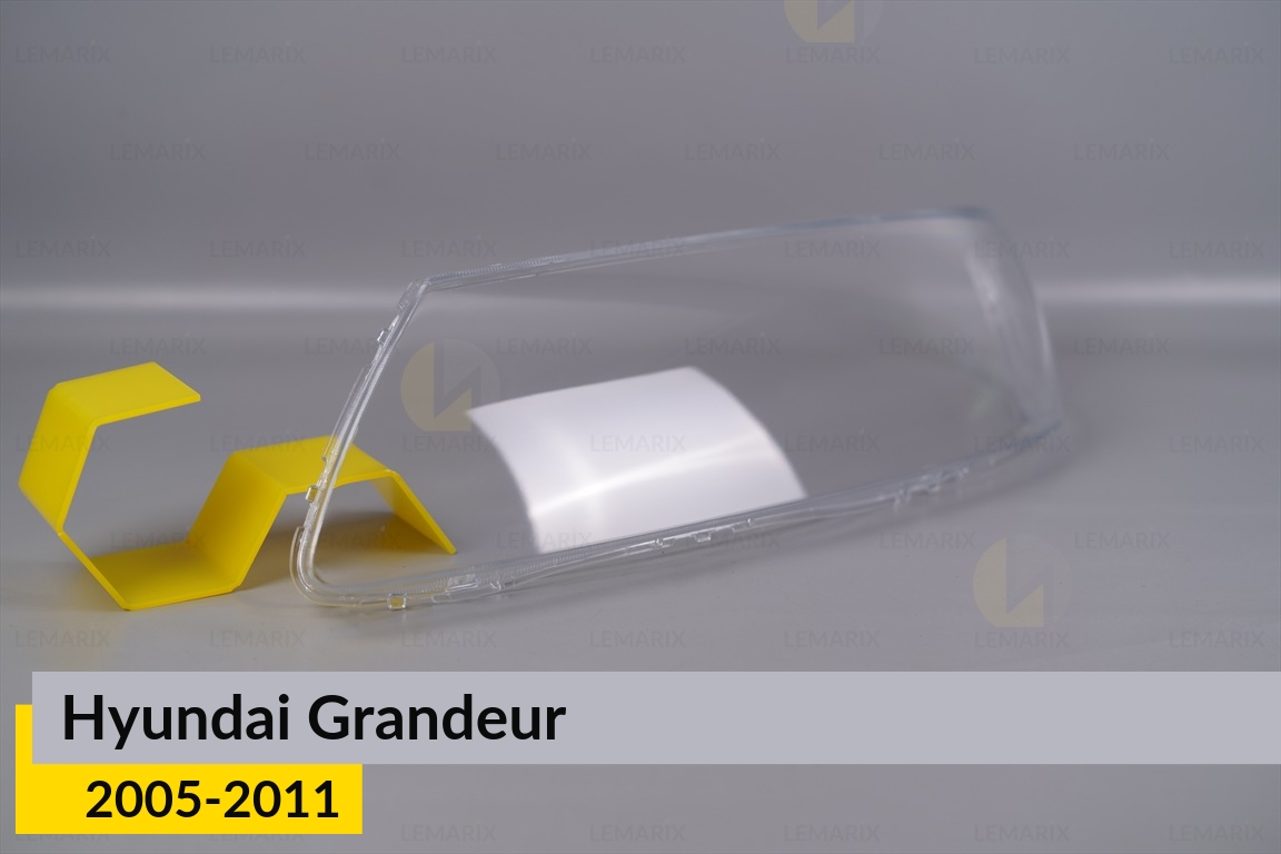 Скло фари Hyundai Grandeur (2005-2011) ліве