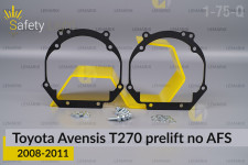 Перехідна рамка для Toyota Avensis T270 no AFS (2008-2011) дорест