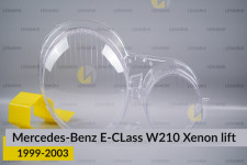 Скло фари Mercedes-Benz E-Class W210 Xenon (1999-2003) рест праве