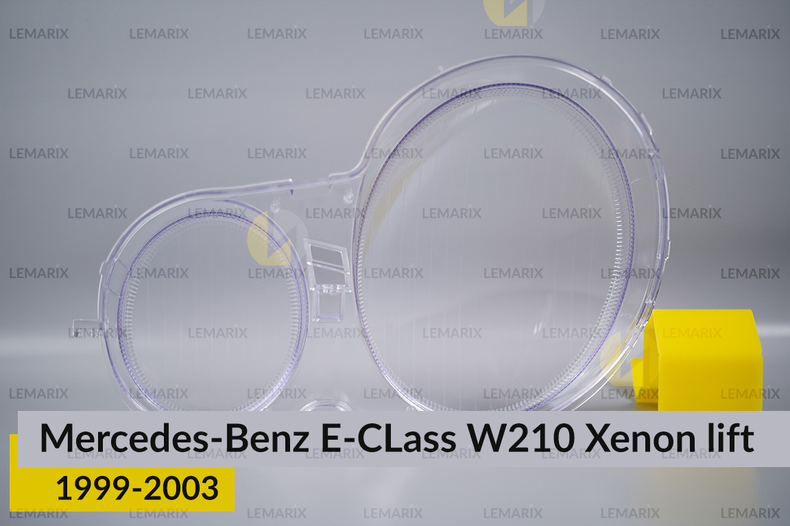 Скло фари Mercedes-Benz E-Class W210 Xenon (1999-2003) рест праве