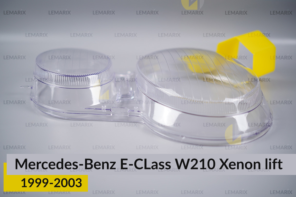Скло фари Mercedes-Benz E-Class W210 Xenon (1999-2003) рест праве