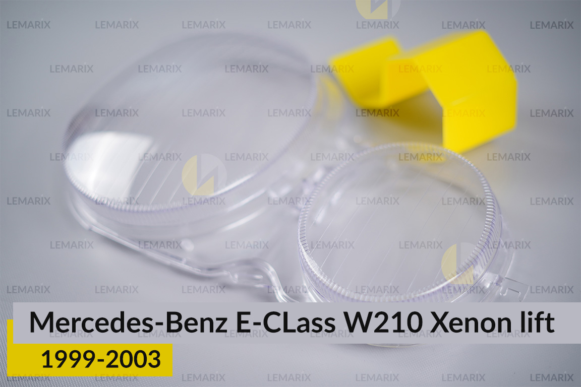 Скло фари Mercedes-Benz E-Class W210 Xenon (1999-2003) рест праве