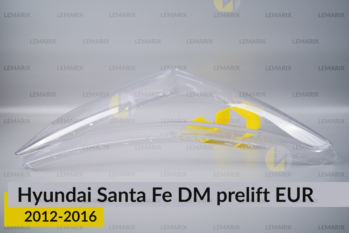 Скло фари Hyundai Santa Fe DM EUR (2012-2016) дорест праве