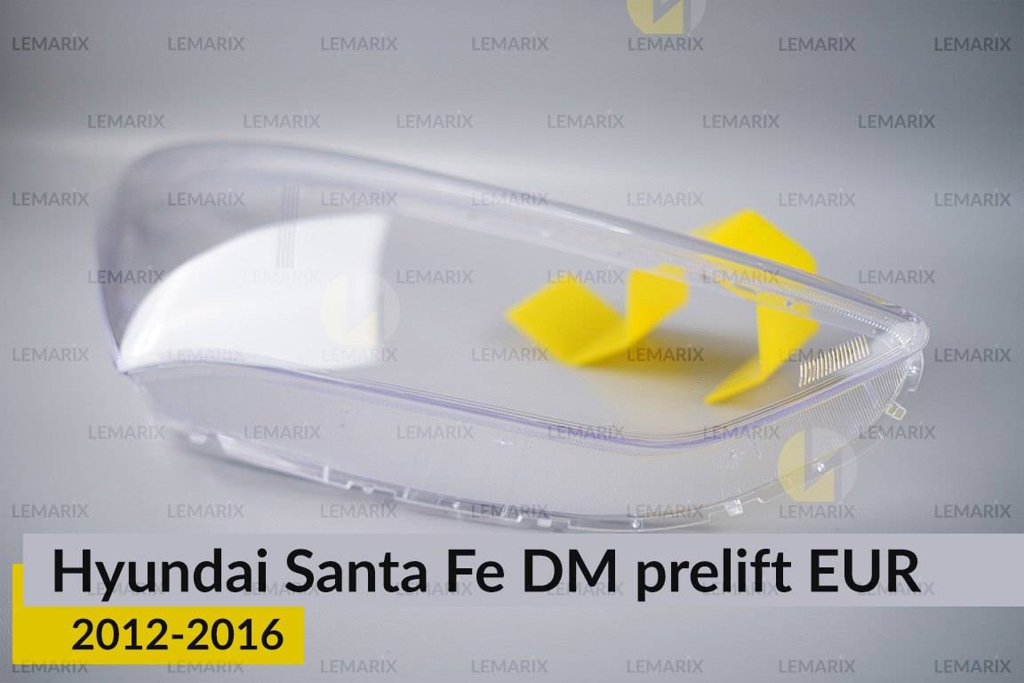 Скло фари Hyundai Santa Fe DM EUR (2012-2016) дорест праве