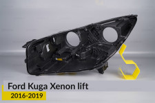Корпус фари Ford Kuga Xenon (2016-2019) рест лівий