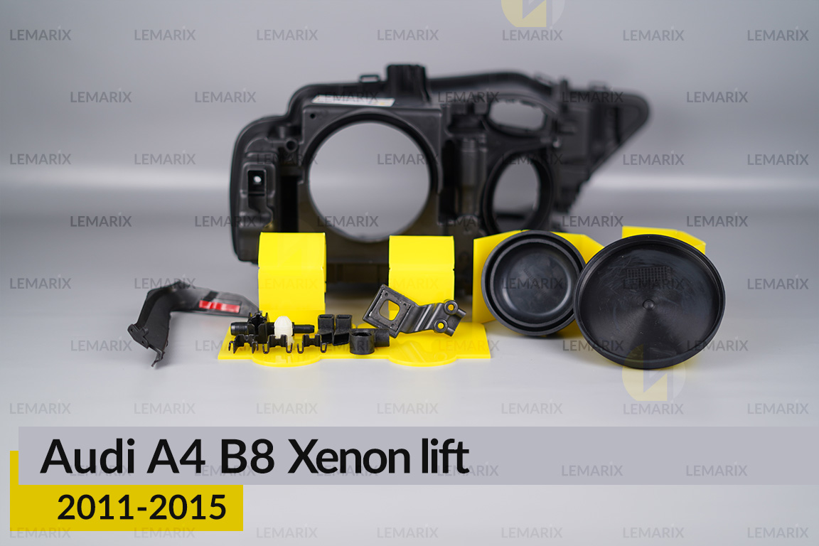 Сервісний комплект корпуса фар Audi A4 B8 Xenon (2011-2015) рест лівий