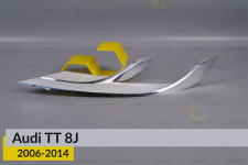 Хромована декоративна маска нижня Audi TT 8J (2006-2014) ліва