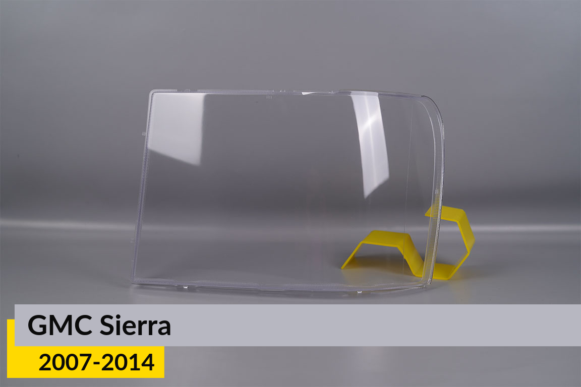 Скло фари GMC Sierra (2007-2014) ліве