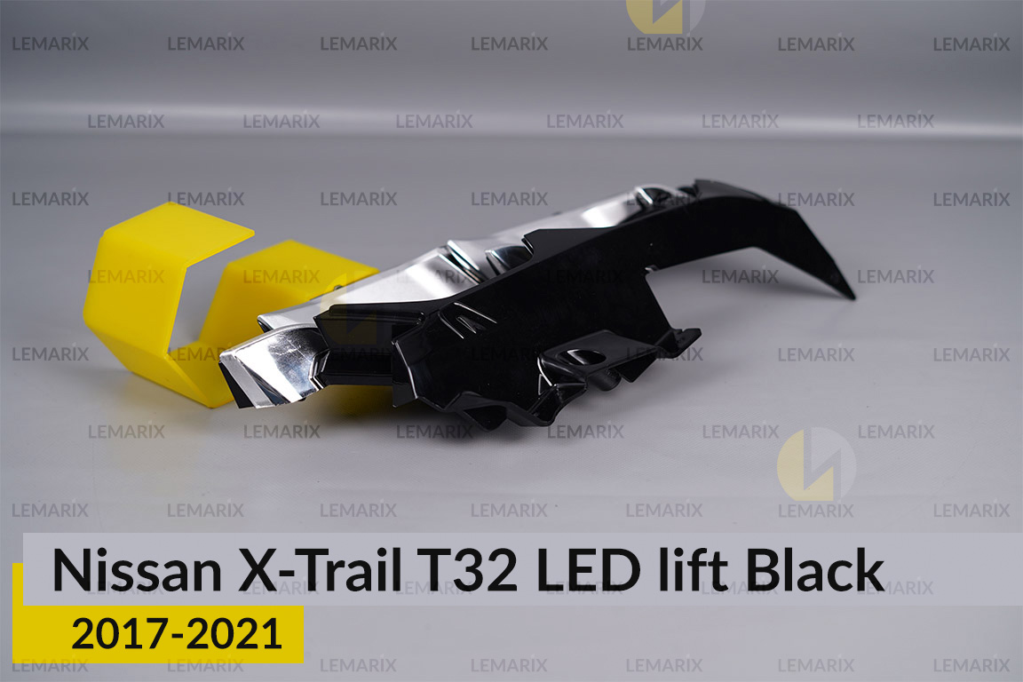 Декоративна маска внутрішня Nissan X-Trail T32 LED Black (2017-2021) рест права