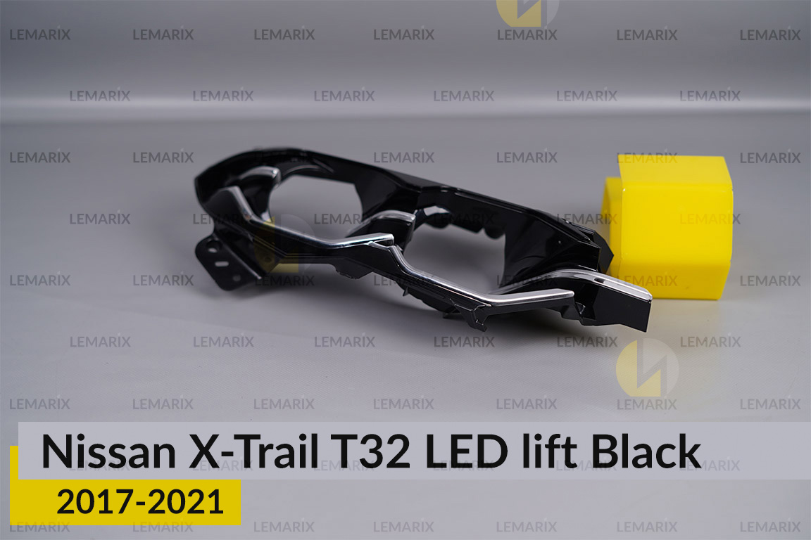 Декоративна маска внутрішня Nissan X-Trail T32 LED Black (2017-2021) рест права