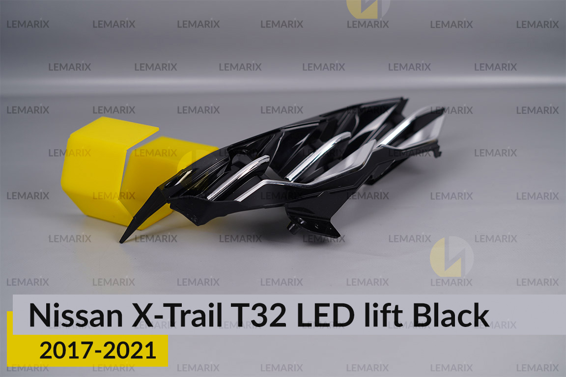 Декоративна маска внутрішня Nissan X-Trail T32 LED Black (2017-2021) рест права