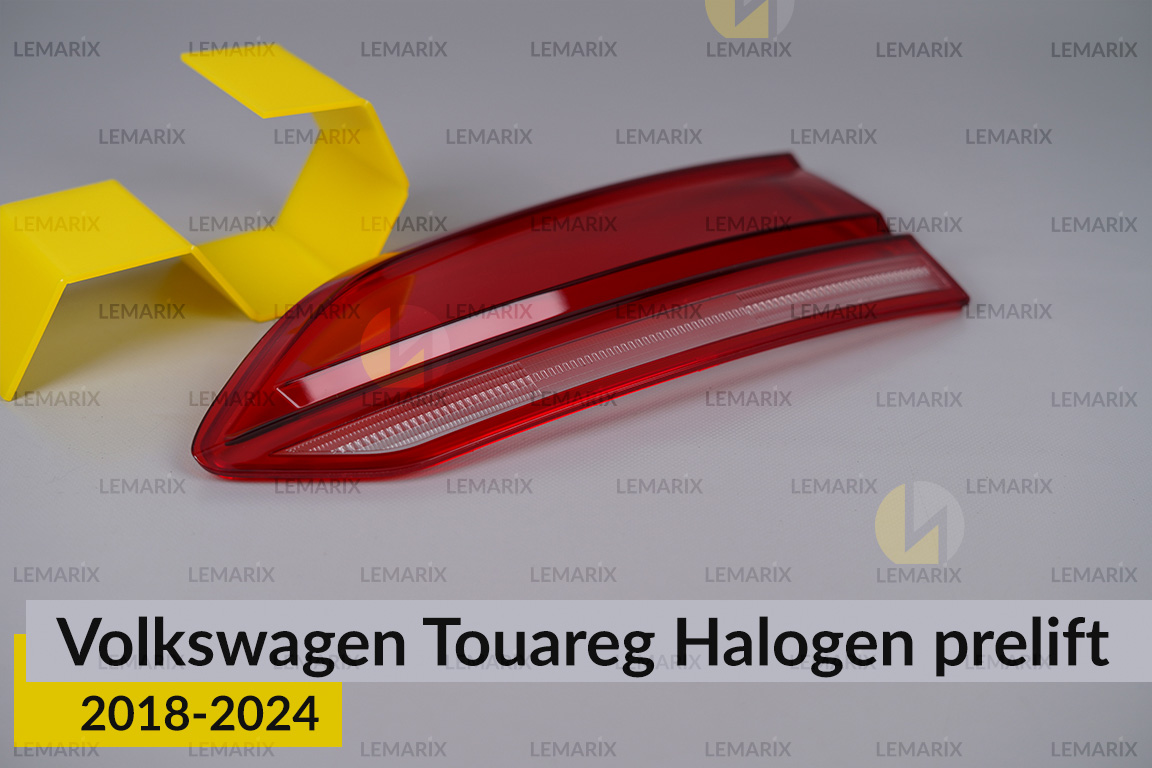 Скло заднього ліхтаря внутрішнє в кришці багажника VW Volkswagen Touareg Halogen (2018-2024) дорест праве