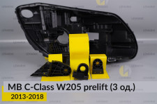 Ремкомплект кріплення корпуса фар Mercedes-Benz C-Class W205 (2013-2018) дорест правий – 3 од.