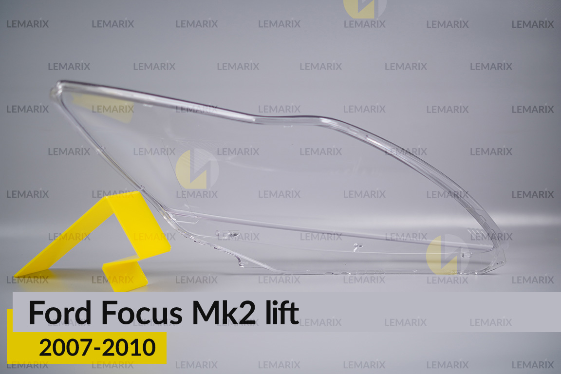 Скло фари Ford Focus Mk2 (2007-2010) рест ліве