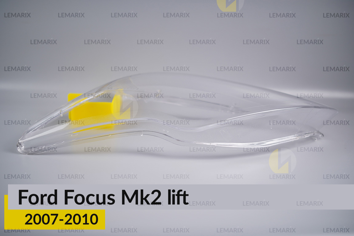 Скло фари Ford Focus Mk2 (2007-2010) рест ліве