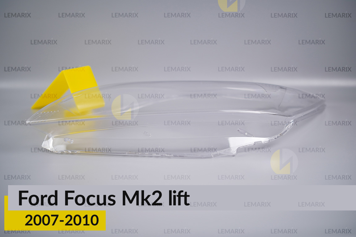 Скло фари Ford Focus Mk2 (2007-2010) рест ліве