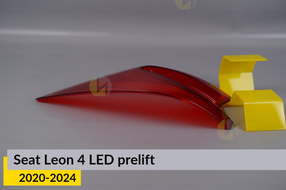 Скло заднього ліхтаря зовнішнє в крилі Seat Leon 4 LED (2020-2024) дорест ліве