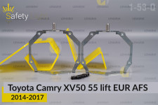 Перехідна рамка для Toyota Camry XV50 55 EUR AFS (2014-2017) рест