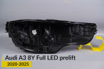 Корпус фари Audi A3 8Y Full LED (2020-2025) дорест правий