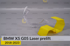 Блок світловода фари BMW X5 G05 Laser (2018-2023) дорест малий внутрішній правий