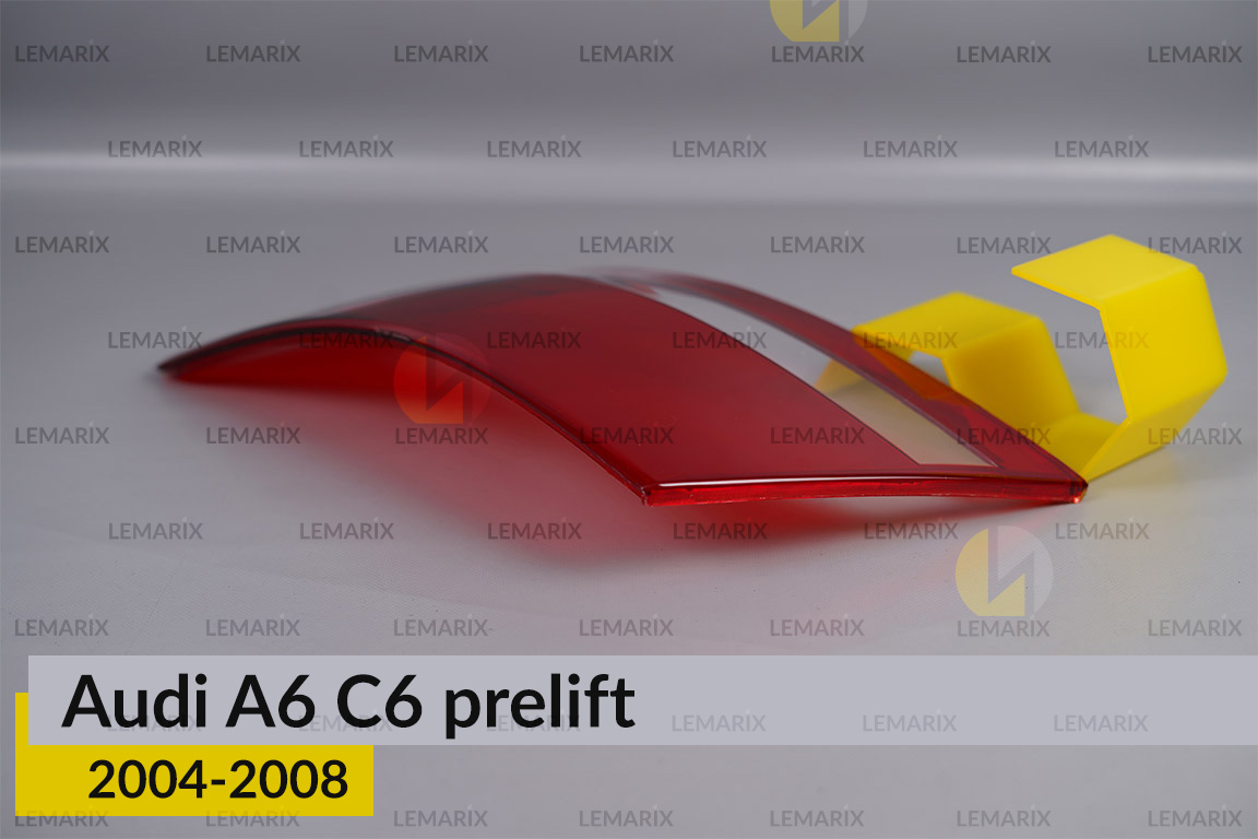 Скло заднього ліхтаря зовнішнє в крилі Audi A6 C6 (2004-2008) дорест праве