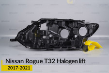 Корпус фари Nissan Rogue T32 Halogen (2017-2021) рест лівий
